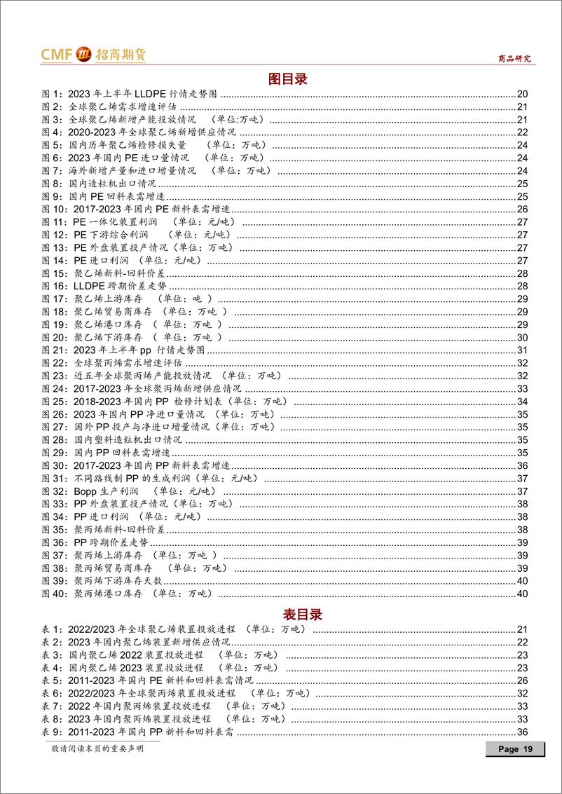 《聚烯烃2023年中期投资策略：扩产周期延续，产业利润难以扩张-20230616-招商期货-26页》 - 第4页预览图