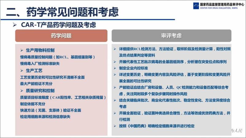 《国家药监局_先进治疗药品药学审评常见问题及审评考虑》 - 第6页预览图