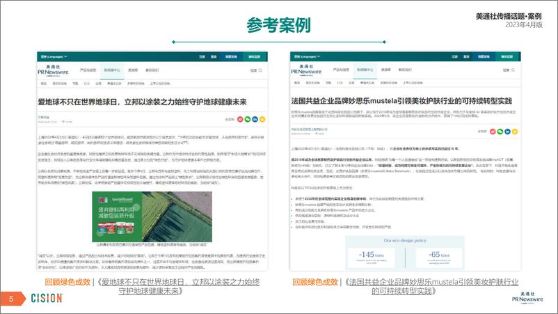 《美通社四月传播话题-案例-2023-15页》 - 第6页预览图