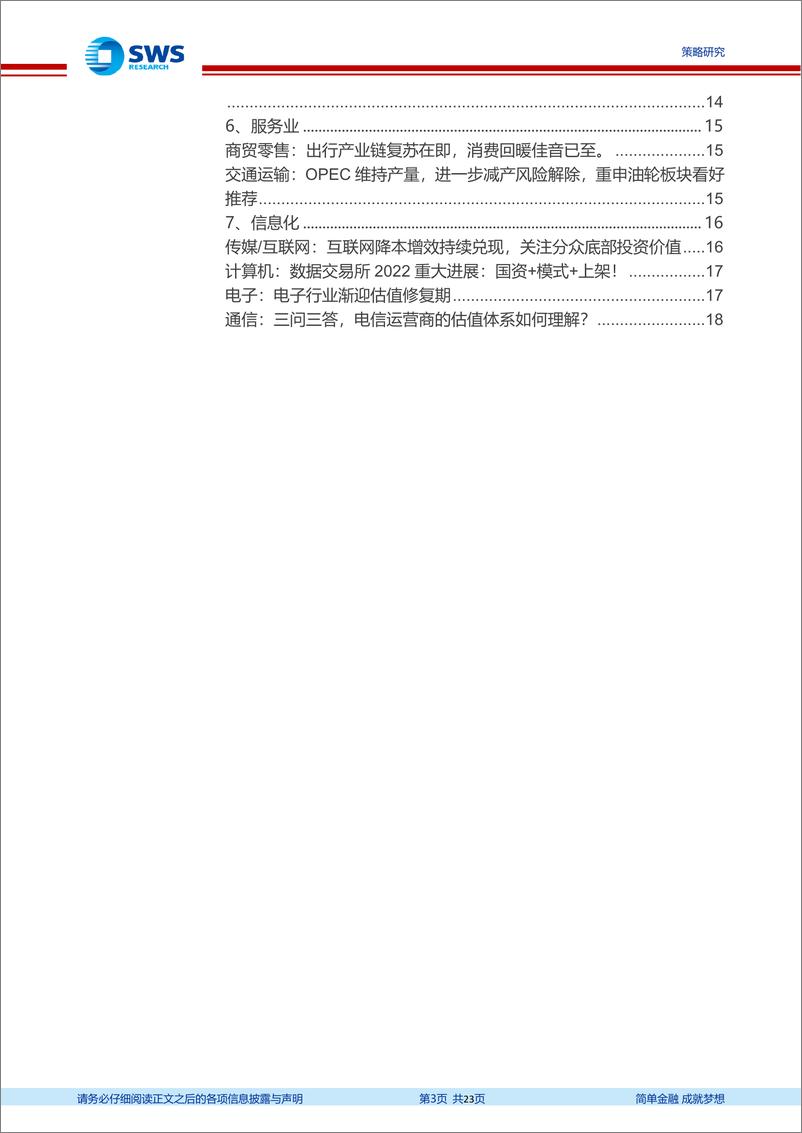 《关键假设表调整与交流精粹（2022年12月）：如何看待国企改革行情？地产“三支箭”对各行业有何影响？-20221206-申万宏源-23页》 - 第4页预览图