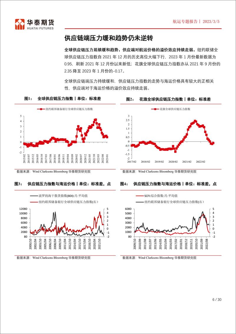 《航运专题报告：集运市场疲软未改，贸易量增加阶段性支撑干散货运价-20230305-华泰期货-30页》 - 第7页预览图