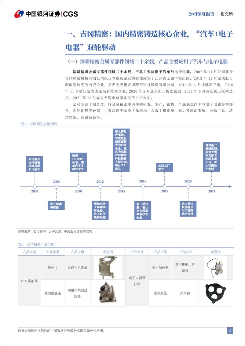 《吉冈精密(836720)公司深度报告：深耕精密铸造，客户导入%2b海外布局迎成长-241127-银河证券-26页》 - 第3页预览图