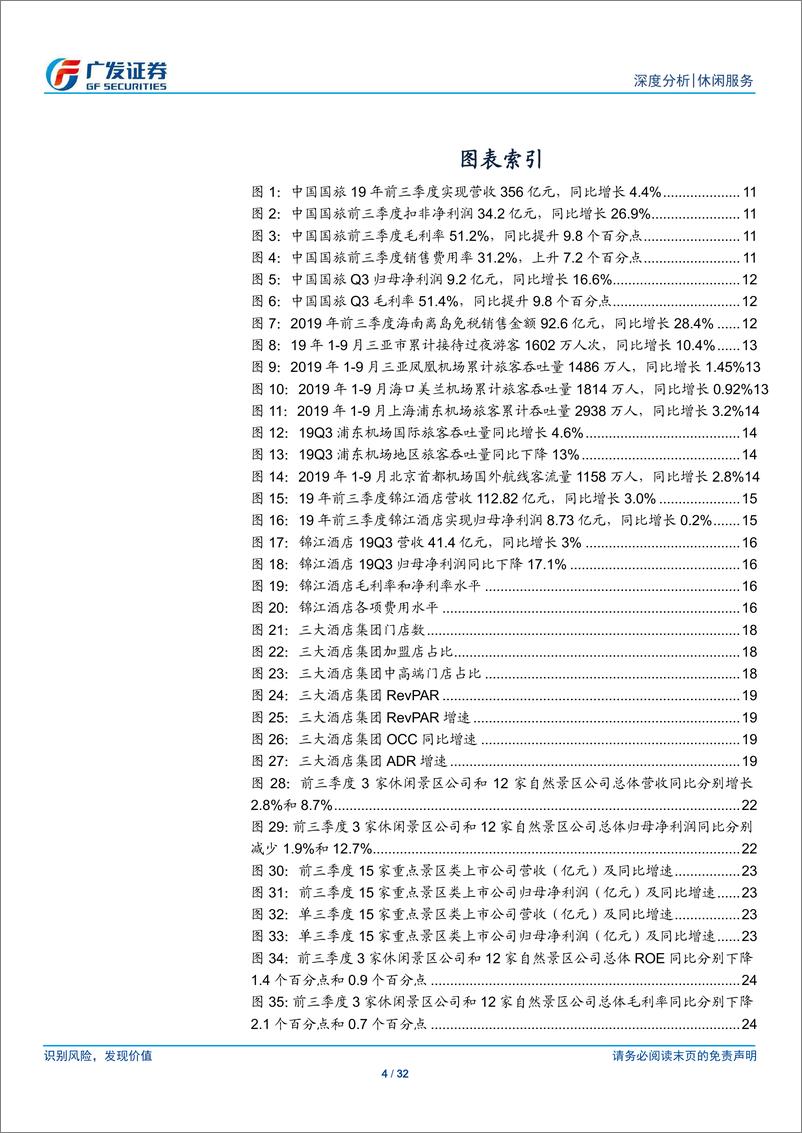 《社会服务行业19年三季报总结：龙头稳定性凸显，酒店仍有韧性-20191102-广发证券-32页》 - 第5页预览图