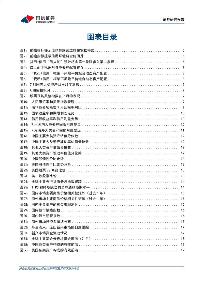 《8月多资产配置观点：关注中小盘投资机会-20220730-国信证券-21页》 - 第4页预览图