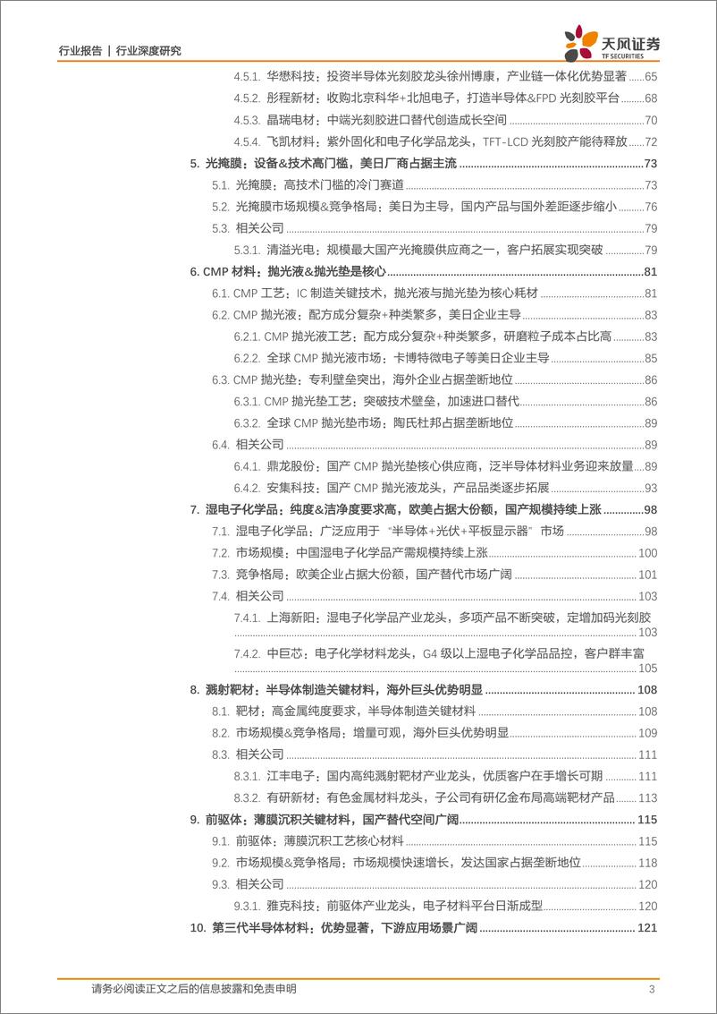 《半导体行业：扩产受益，材料先行，国产替代进行中-20220919-天风证券-144页》 - 第4页预览图