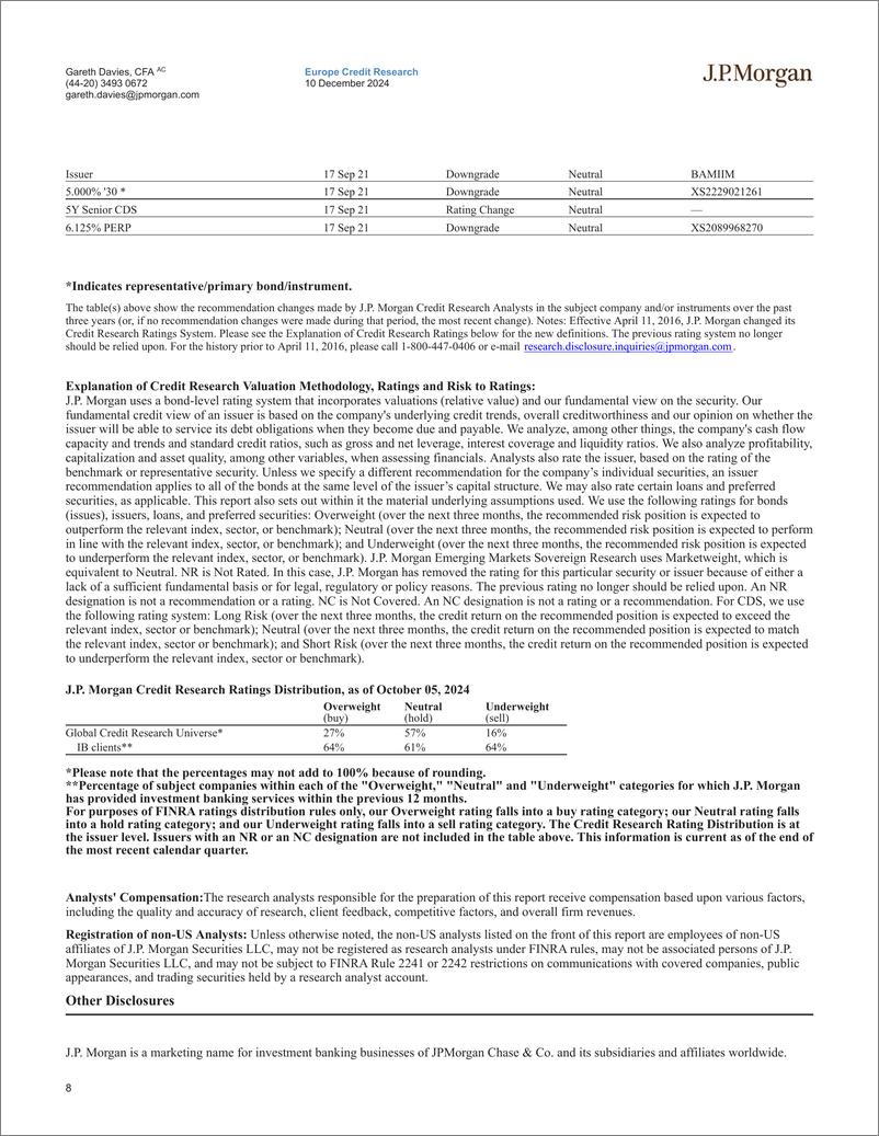 《JPMorgan Econ  FI-The Financials Statement 10 Trades for the Holidays-112106625》 - 第8页预览图