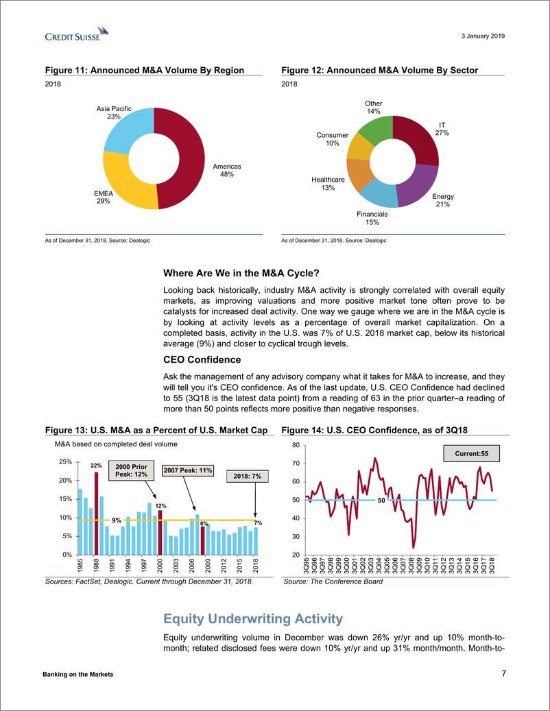 《瑞信-美股-银行业-市场银行业务2018年总结：对未来前景至关重要的宏观信心-2019.1.3-27页》 - 第8页预览图
