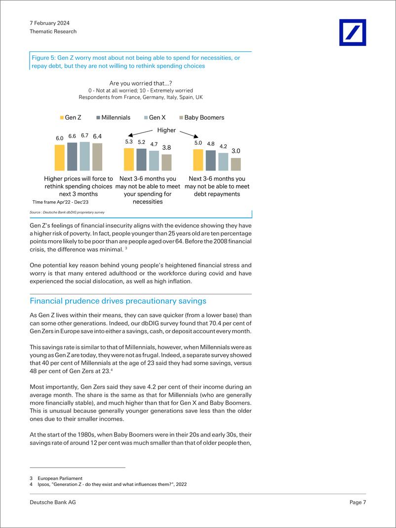 《Deutsche Bank-Thematic Research Gen Z Soft living, but financially prude...-106393093》 - 第7页预览图