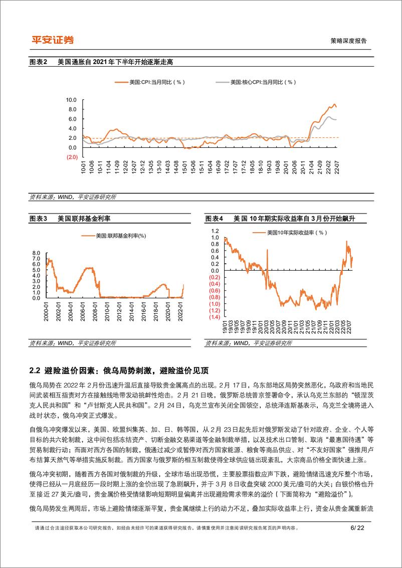 《策略深度报告：贵金属迎战略配置机遇期-20220814-平安证券-22页》 - 第7页预览图