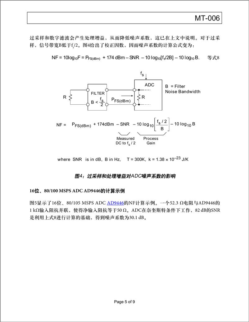 《ADC噪声系数 —— 一个经常被误解的参数》 - 第5页预览图