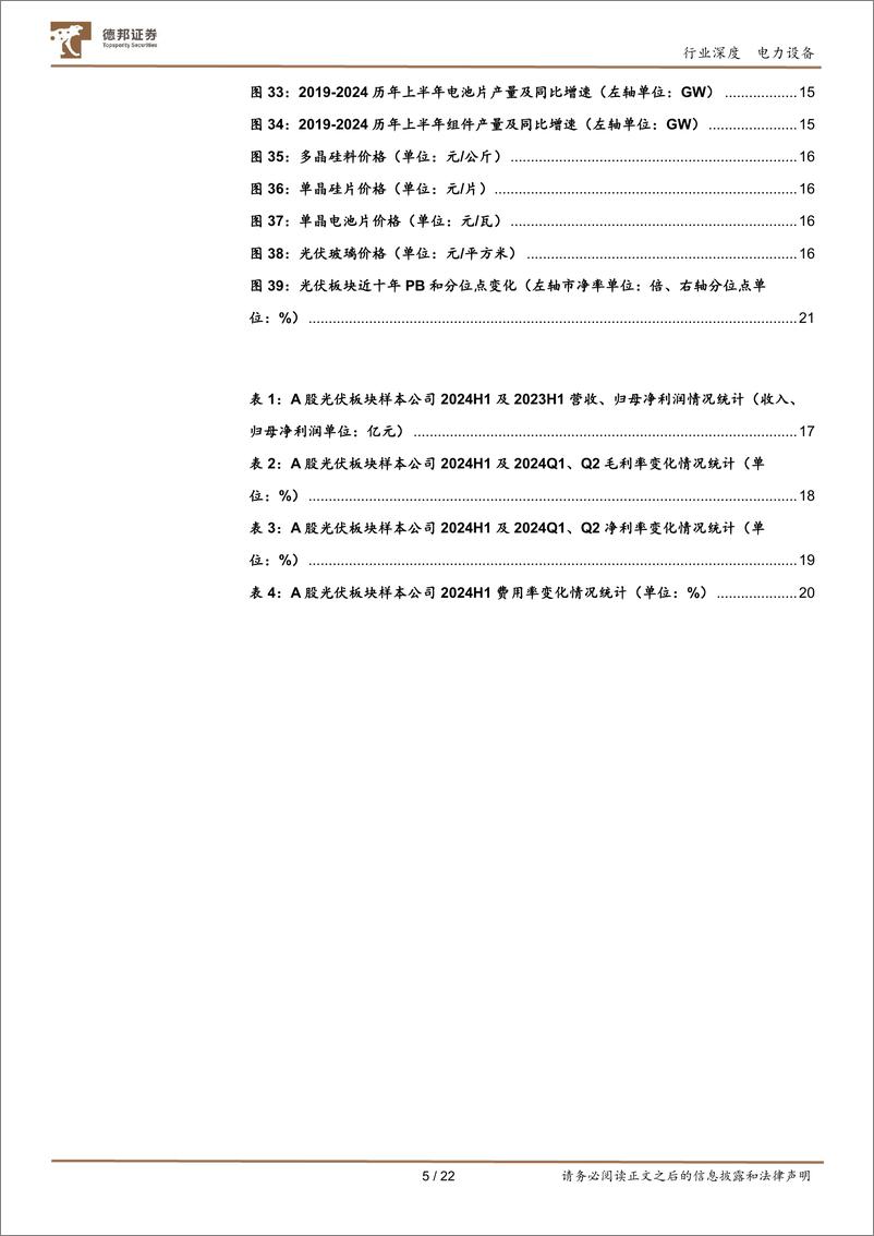 《电力设备行业光伏中报总结及展望：四季轮回是常态，百花盛开各有时-240926-德邦证券-22页》 - 第5页预览图