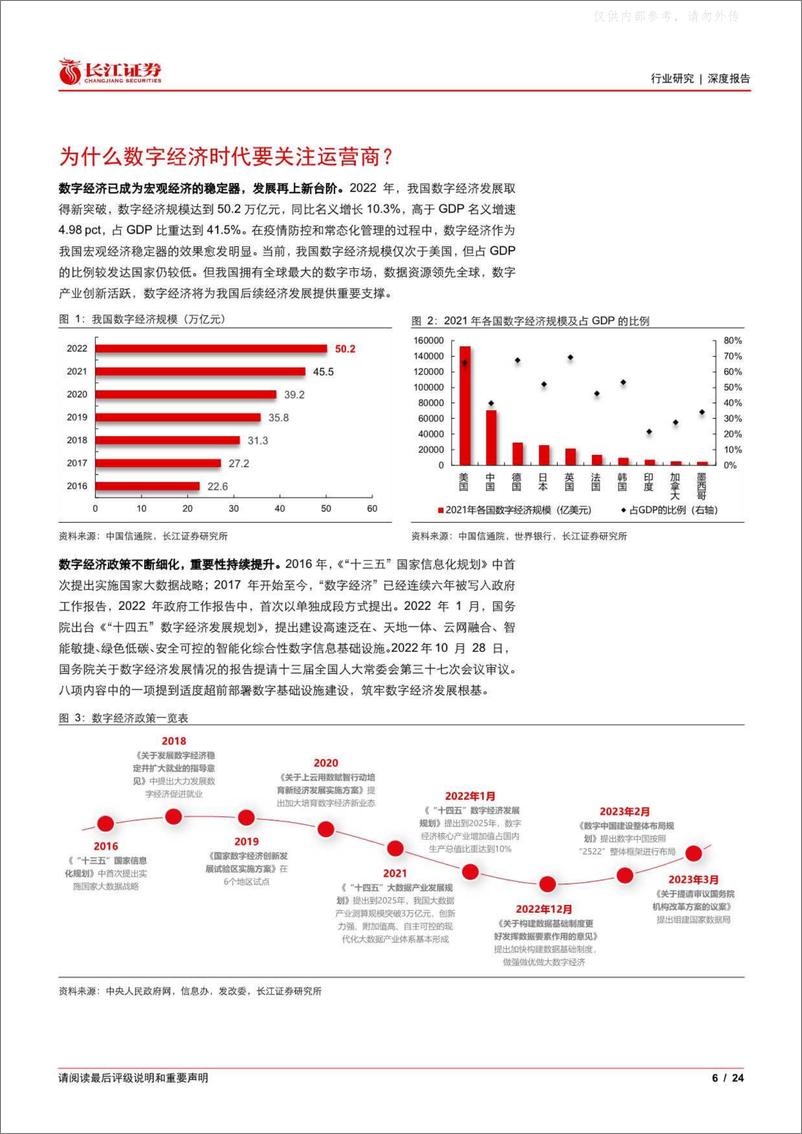 《长江证券-电信服务行业运营商系列报告五：数字经济擎旗手，算力网络主力军-230505》 - 第6页预览图