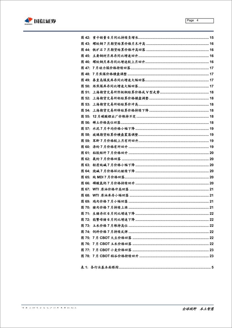 《行业比较专刊：下游消费边际改善，农产品走势强劲-20190728-国信证券-25页》 - 第5页预览图