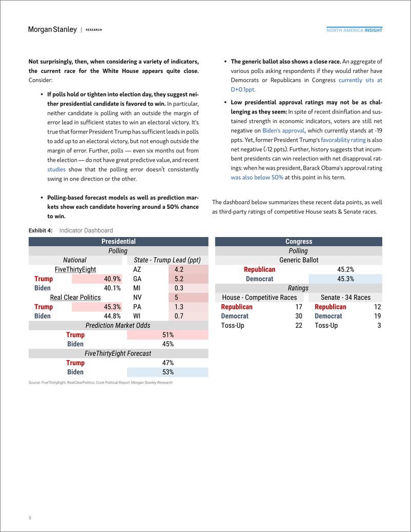 《Morgan Stanley Fixed-US Public Policy Navigating a Noisy Election-108697207》 - 第8页预览图