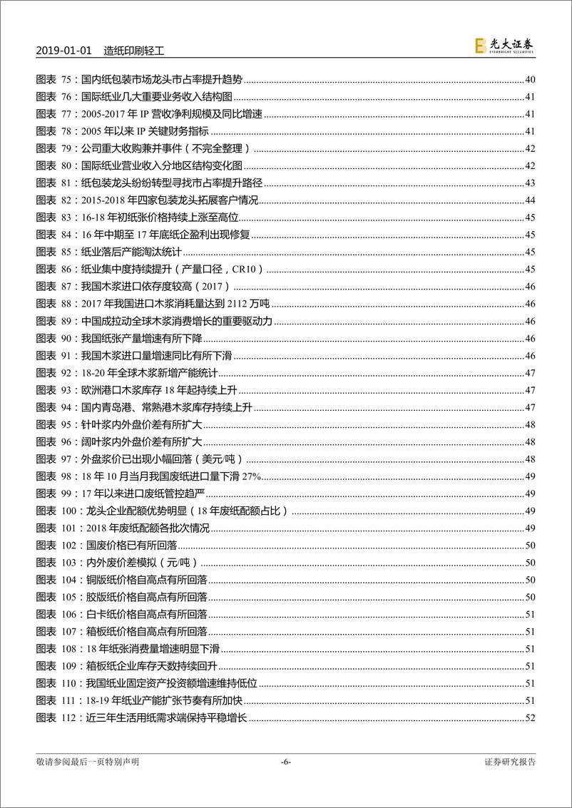 《造纸轻工行业2019年投资策略：梅花香自苦寒来-20190101-光大证券-77页》 - 第7页预览图