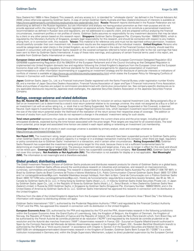 《Kroger Co. (KR FY22 outlook increases on higher SSS, supported by inflation(1)》 - 第8页预览图