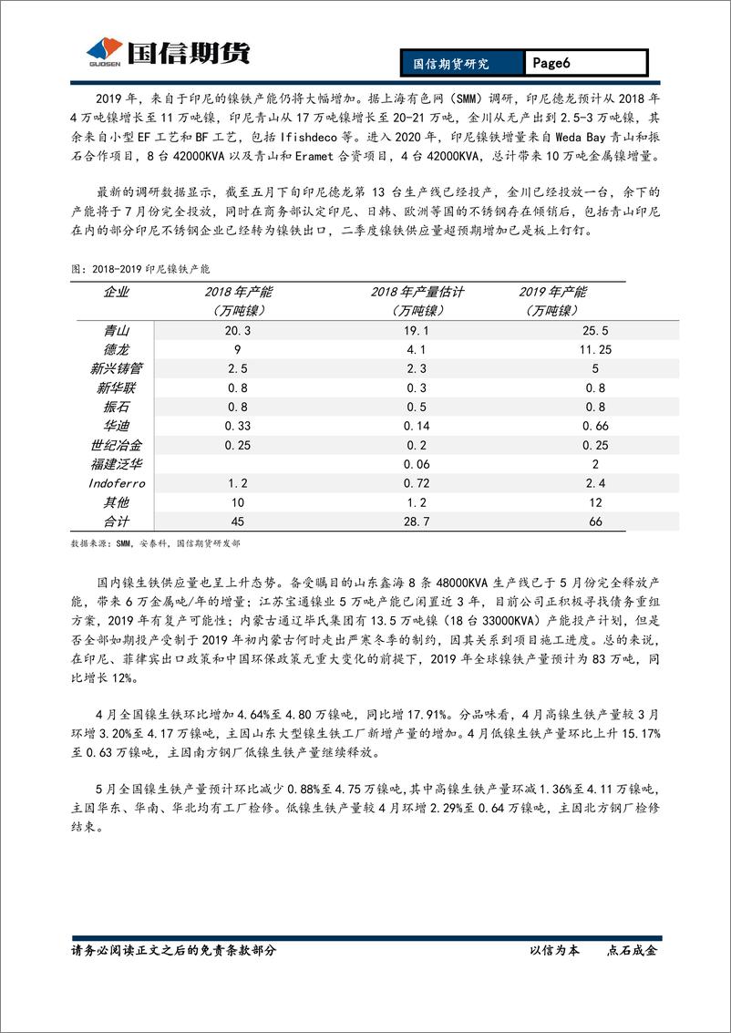 《有色金属月报：宏观风险加剧，锌镍震荡承压-20190526-国信期货-23页》 - 第7页预览图