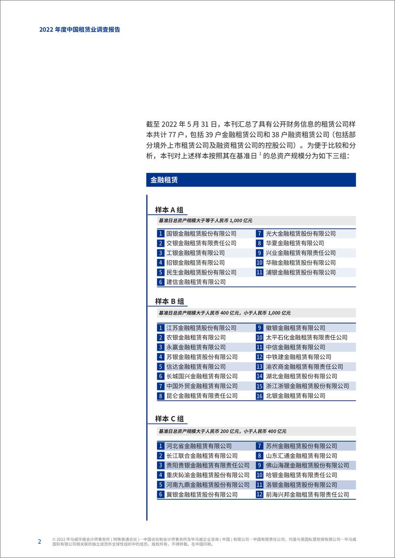 《毕马威-2022年中国租赁业调查报告-78页》 - 第3页预览图