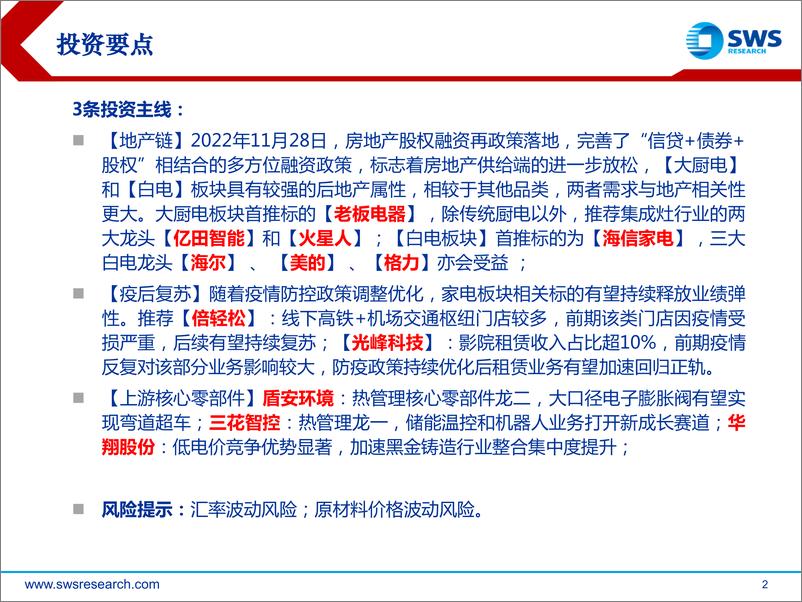 《2023年家电行业投资策略：绝处逢生，政策暖春频吹-20221213-申万宏源-41页》 - 第3页预览图