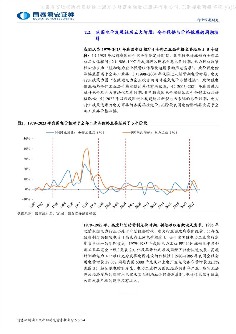 《国泰君安-电力系列专题报告-十六-_四十载周期为鉴_压电价已非必选》 - 第5页预览图