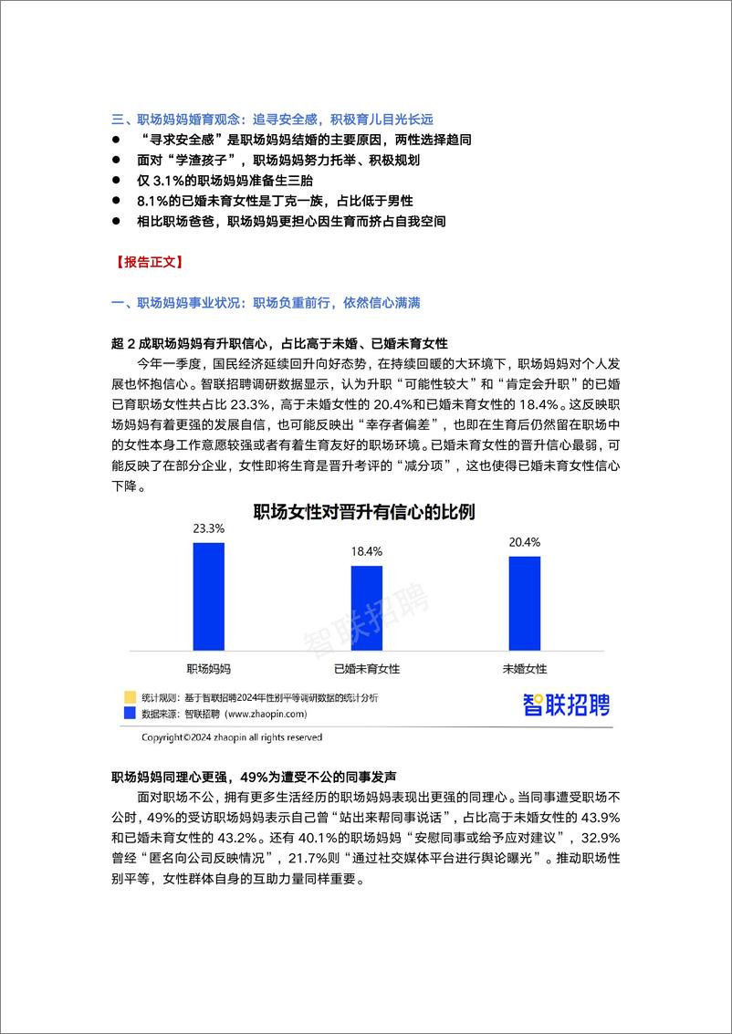 《智联招聘：2024年职场妈妈生存状况调查报告》 - 第2页预览图