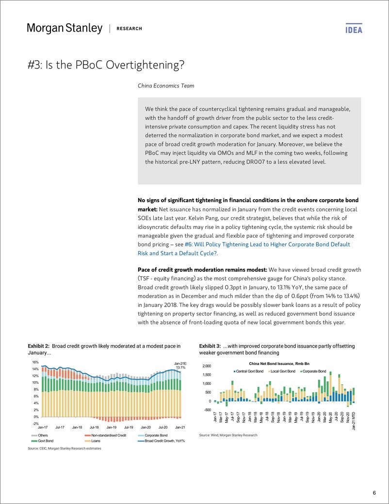 《摩根士丹利-中国宏观策略之中国宏观经济：是不是过紧了？不-2021.1.31-35页》 - 第6页预览图
