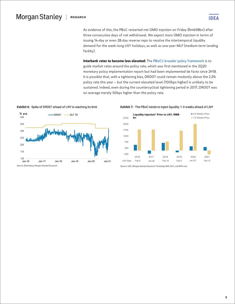 《摩根士丹利-中国宏观策略之中国宏观经济：是不是过紧了？不-2021.1.31-35页》 - 第8页预览图