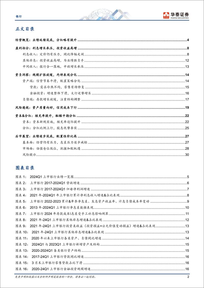 《银行业专题研究：业绩磨底，静待拐点》 - 第2页预览图