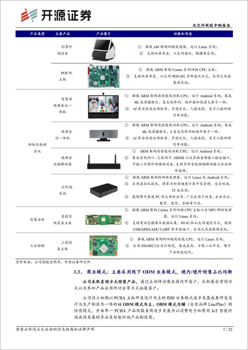 《北交所新股申购报告：慧为智能，智能终端ODM制造商，布局5G、AI等领域顺应行业趋势-20221001-开源证券-22页》 - 第8页预览图