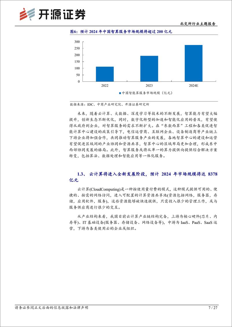 《北交所行业主题报告：AI大模型引领发展，北交所算力优势企业成长空间广阔-250106-开源证券-27页》 - 第7页预览图