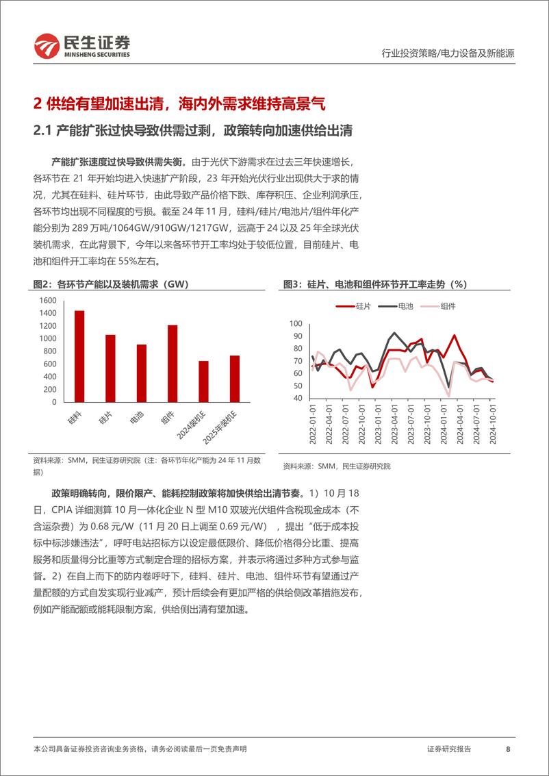 《民生证券-光伏行业2025年度投资策略_雾散云收_光启新程》 - 第8页预览图