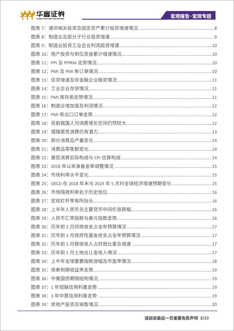 《宏观半年度报告：安辞定色，顺势而为-20190707-华鑫证券-23页》 - 第4页预览图