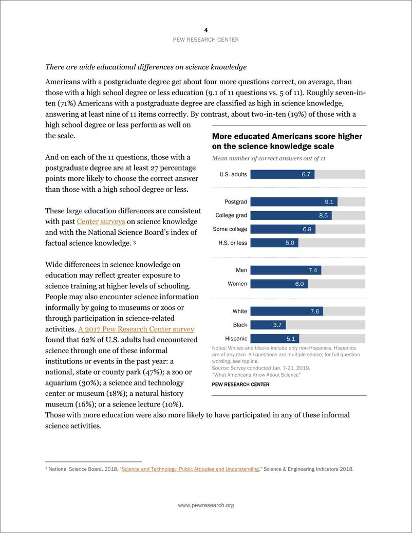 《皮尤-美国人对科学的了解（英文）-2019.4-28页》 - 第6页预览图