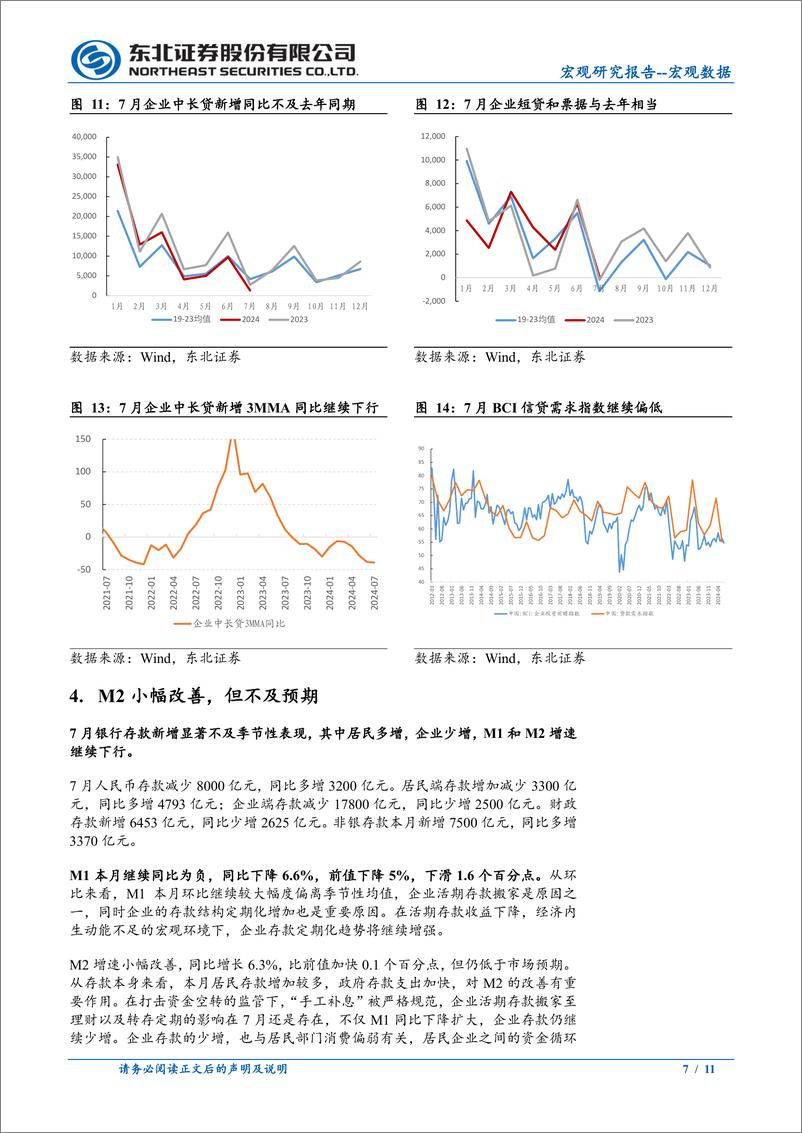 《7月金融数据点评：政府债支撑社融小幅改善-240814-东北证券-10页》 - 第7页预览图