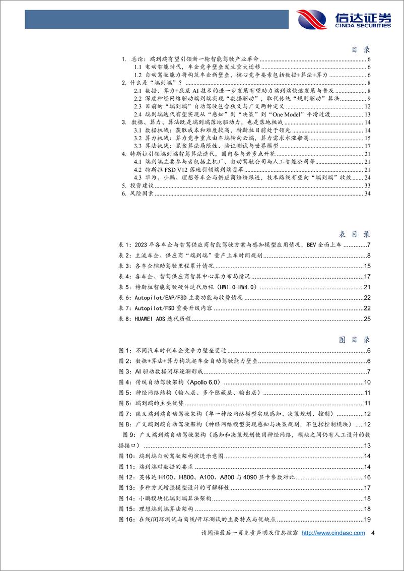 《汽车行业智驾系列深度：端到端革命开启，强者愈强时代即将来临-240829-信达证券-36页》 - 第3页预览图