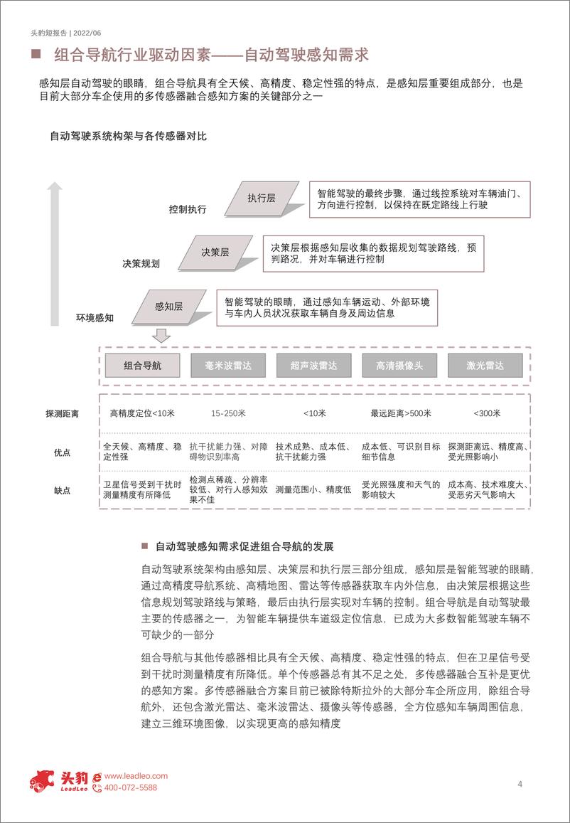 《头豹研究院-2022年中国车载组合导航行业短报告：车载组合导航有望成为自动驾驶标配（摘要版）-2022.08-10页》 - 第5页预览图