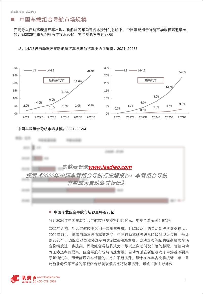 《头豹研究院-2022年中国车载组合导航行业短报告：车载组合导航有望成为自动驾驶标配（摘要版）-2022.08-10页》 - 第7页预览图