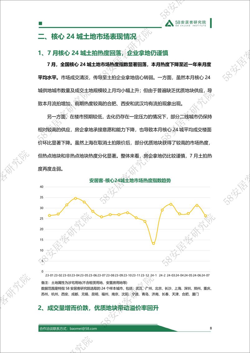 《2024年7月全国土地市场报告-13页》 - 第8页预览图