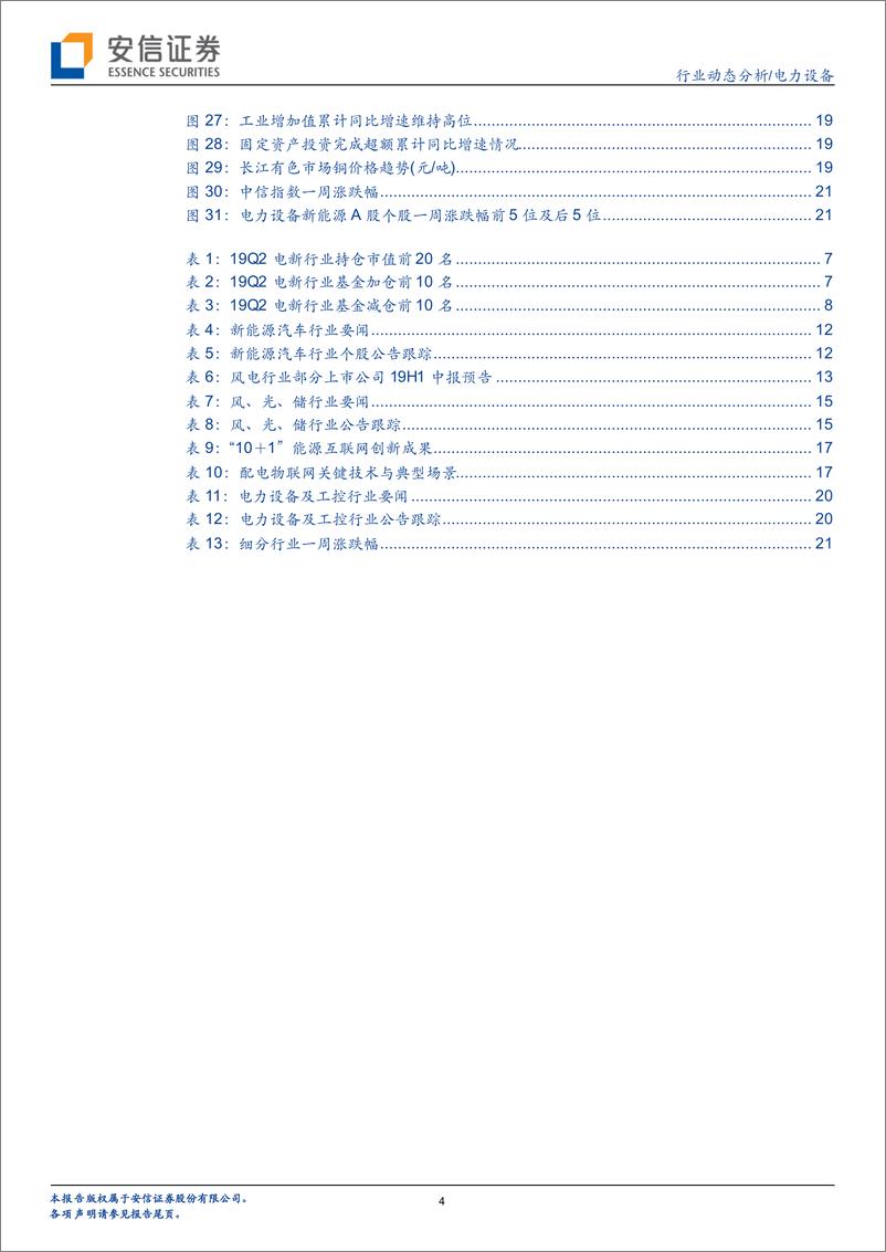 《电力设备行业：风光Q2基金持仓上行，电动车长短期政策组合催化-20190722-安信证券-23页》 - 第5页预览图