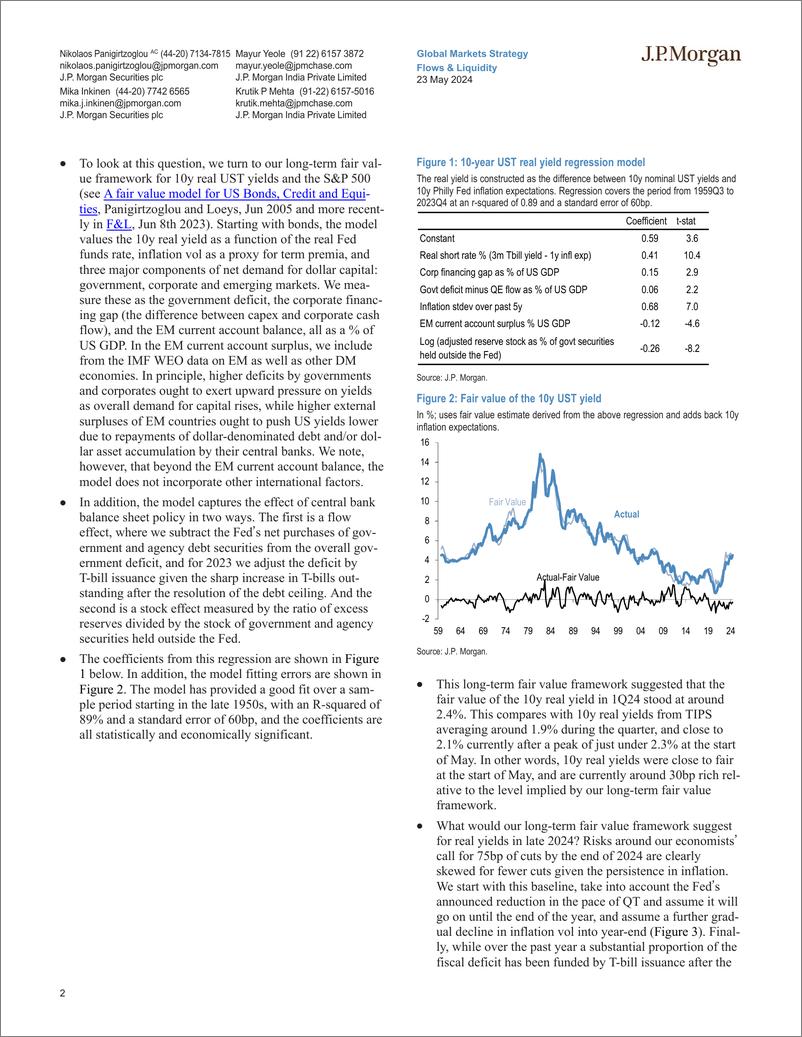 《JPMorgan Market Stra-Flows  Liquidity How high for long affects our fair value e...-108367890》 - 第2页预览图