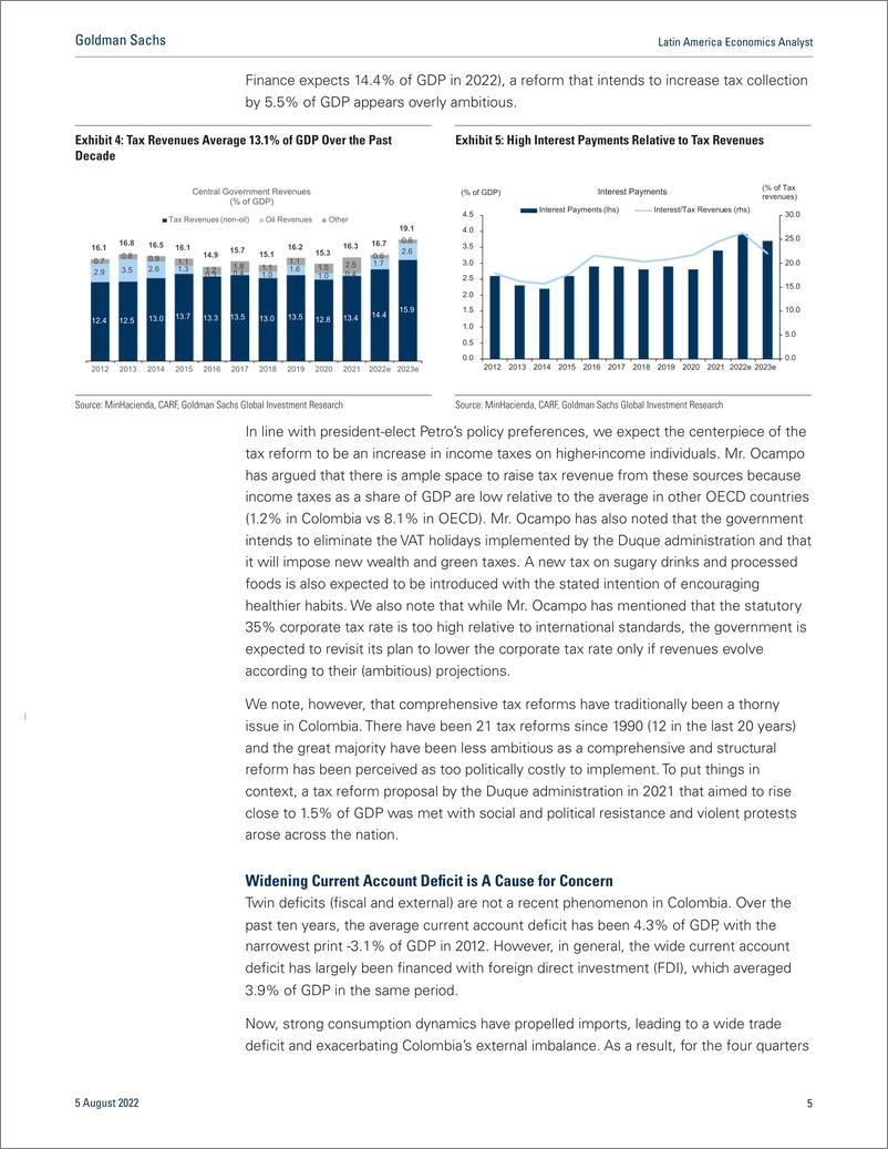 《Latin America Economics Analys Colombi New Government, New Policies, Old Challenges(1)》 - 第6页预览图