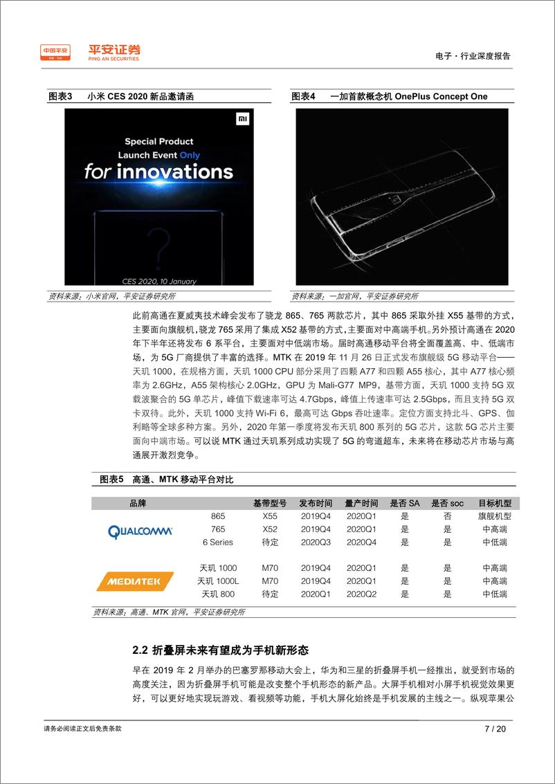 《电子行业：CE2020前瞻，5G爆发前夜，苹果时隔二十八年重回CES-20200108-平安证券-20页》 - 第8页预览图