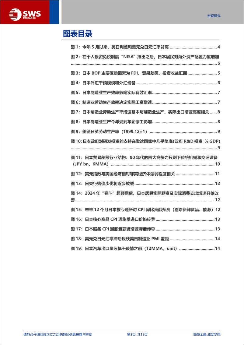 《日元汇率分析：如何理解日元与美日利差背离？-240704-申万宏源-15页》 - 第3页预览图