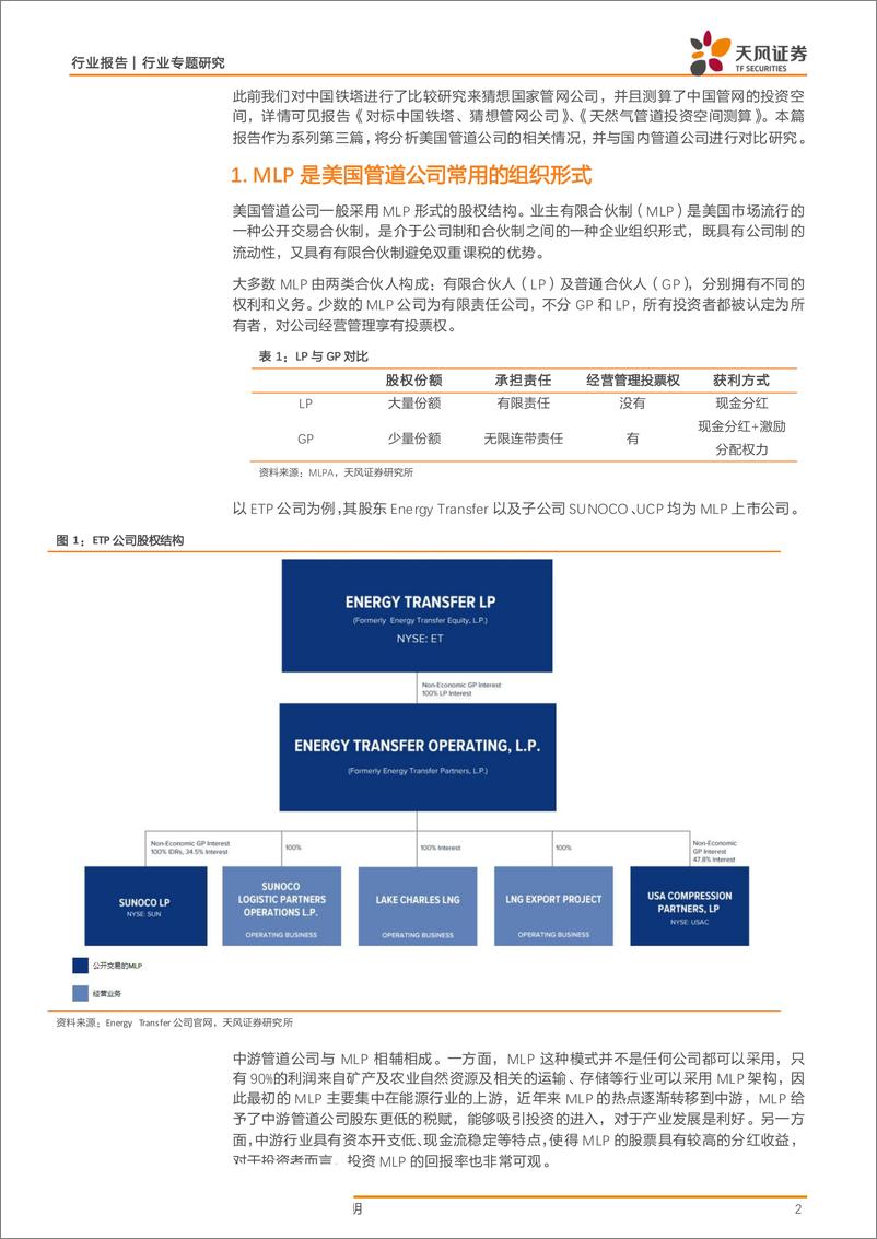 《石油化工行业管道专题三：美国管道公司比较研究-20190526-天风证券-10页》 - 第3页预览图