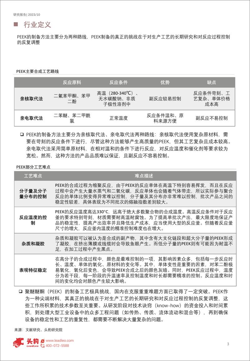 《2023年中国PEEK行业研究报告-市场概况分析篇（摘要版）-头豹研究院》 - 第3页预览图