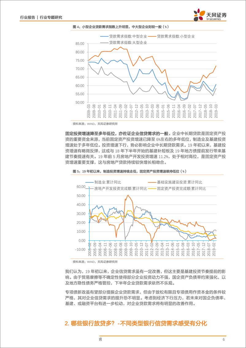 《银行业专题报告：下半年信贷投放与社融怎么看？-20190616-天风证券-19页》 - 第7页预览图