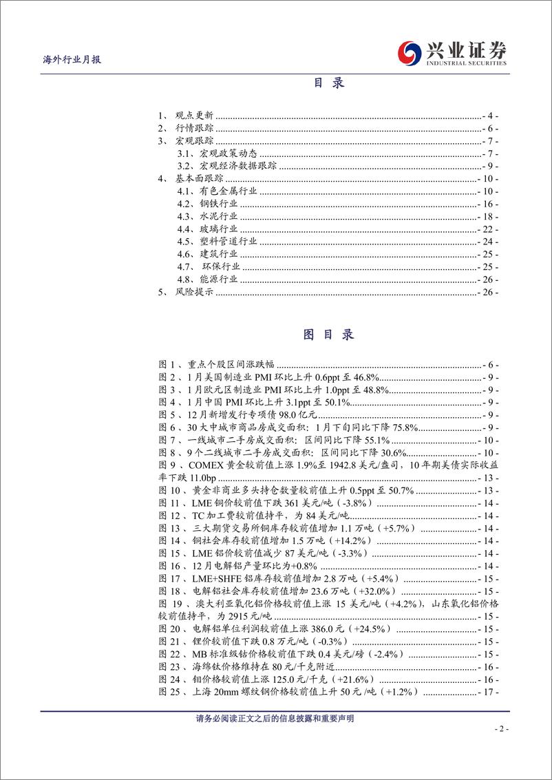 《原材料行业2月投资半月报（上）：春季躁动延续-20230203-兴业证券-28页》 - 第3页预览图