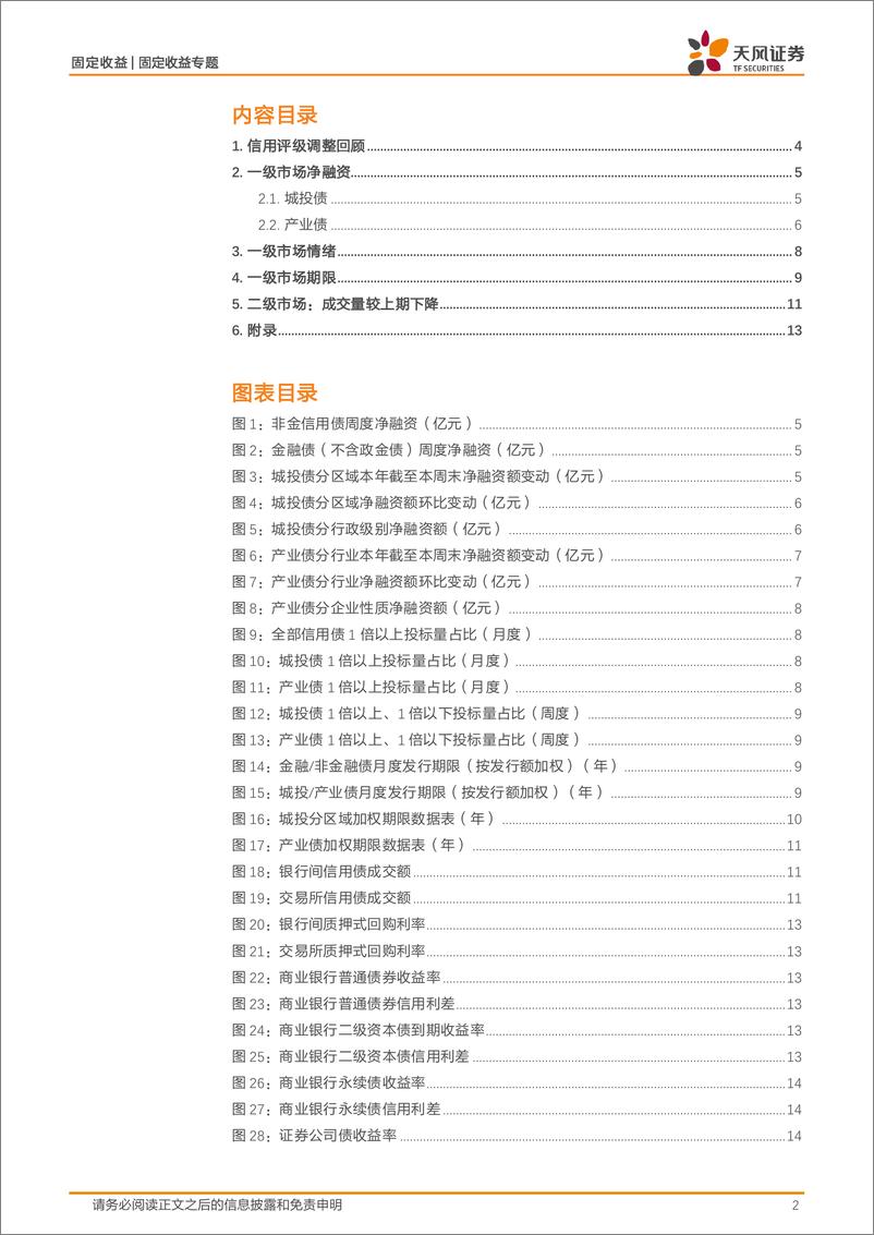 《信用债市场回顾：信用跟踪，一级情绪继续高涨-240707-天风证券-18页》 - 第2页预览图