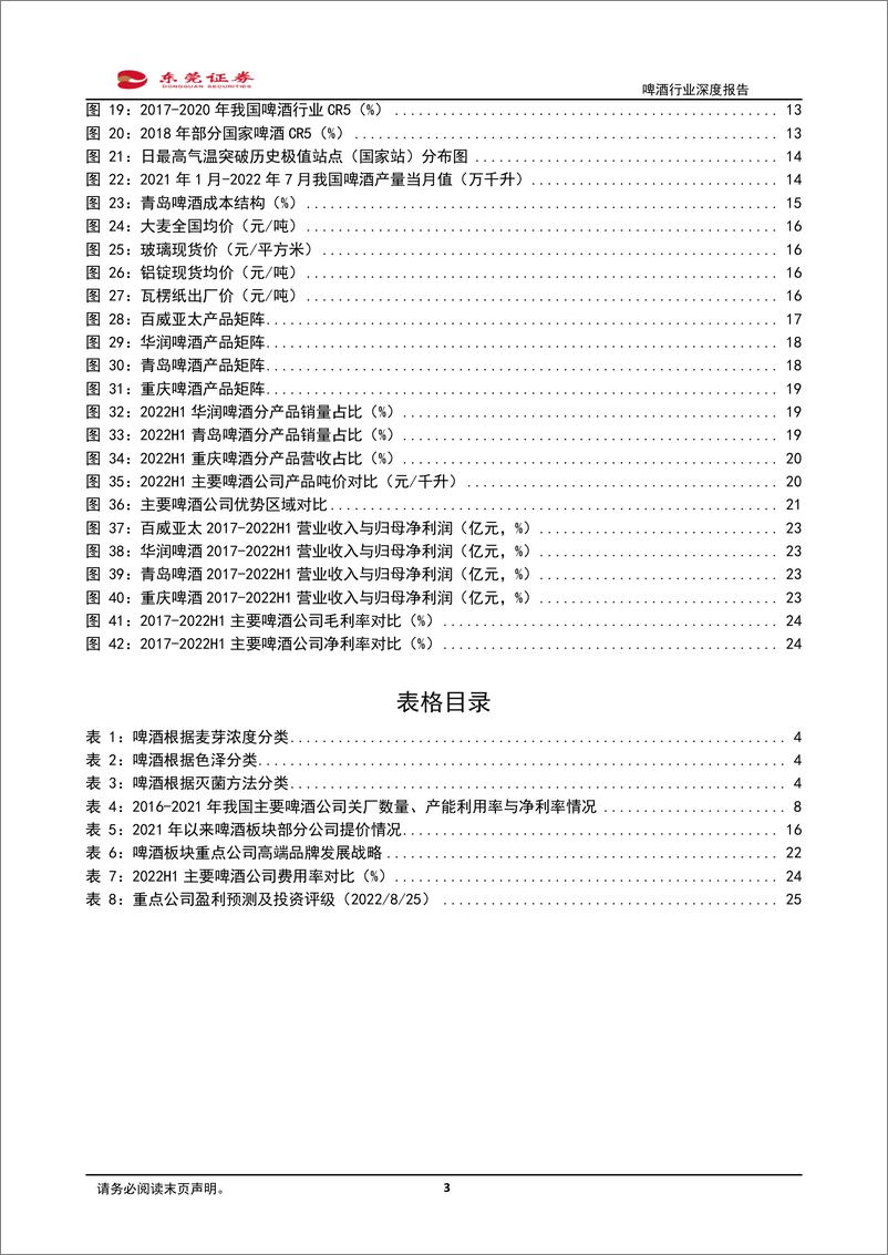 《啤酒行业深度报告：结构升级，势能向上-20220829-东莞证券-26页》 - 第4页预览图