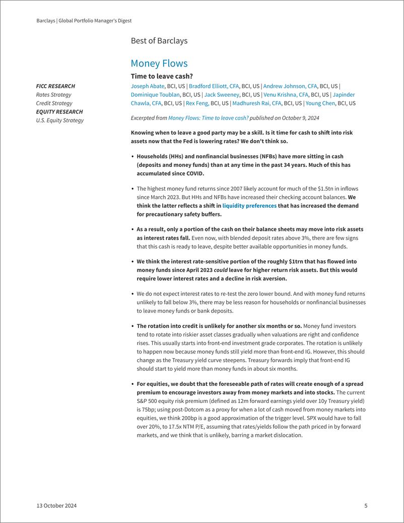 《Barclays_Global_Portfolio_Manager_s_Digest_Cash_Flows》 - 第5页预览图